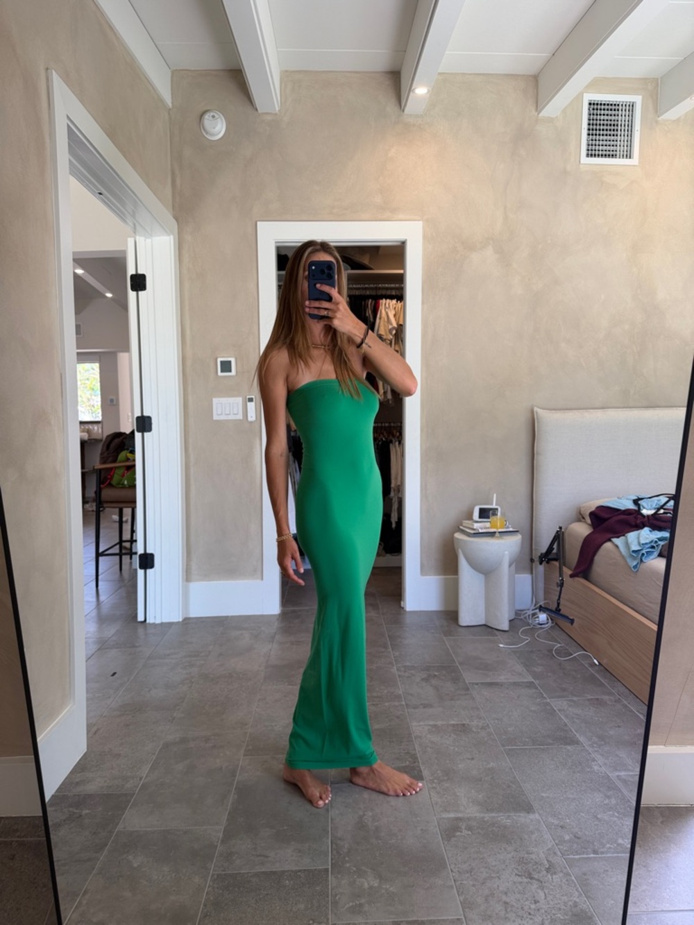 Wolford x Revolve Fatal Dress Green - Picture 2 of 5